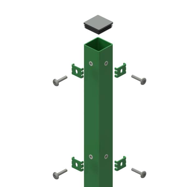 60x60 SHS Corner to suit 2000H 358 (2700L Actual) SHS Corner to suit 2400H 358