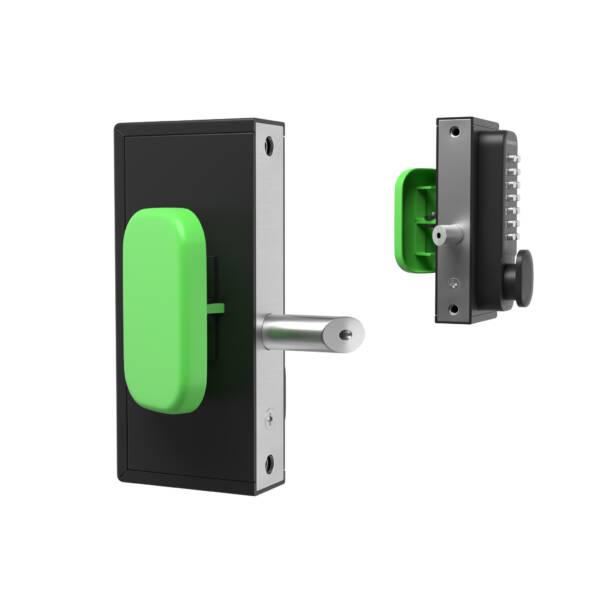 Looking for a gate lock that allows for quick and easy exit? The Superlock Quick Exit Digital Access is the perfect solution. With its green push pad, you can effortlessly exit through the gate.